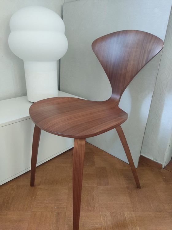 Image 1 of 6X Chaises Cherner, Noyer Classique, Norman Cherner 1958