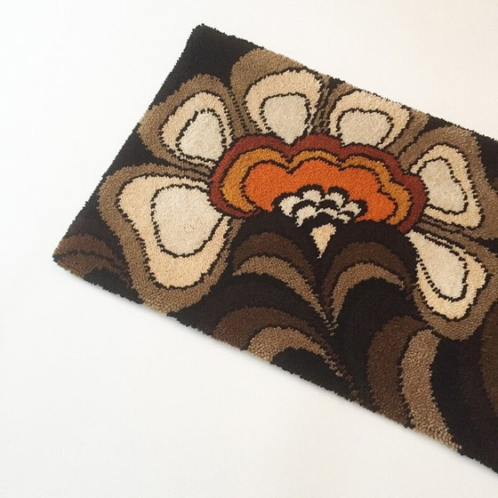 Image 1 of Tapis mural vintage en laine, 1970