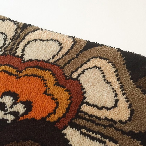 Image 1 of Tapis mural vintage en laine, 1970