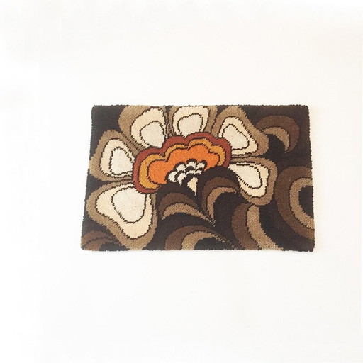 Tapis mural vintage en laine, 1970