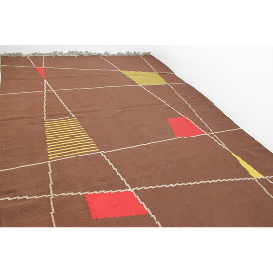 Image 1 of Tapis vintage à motifs géométriques, 1959