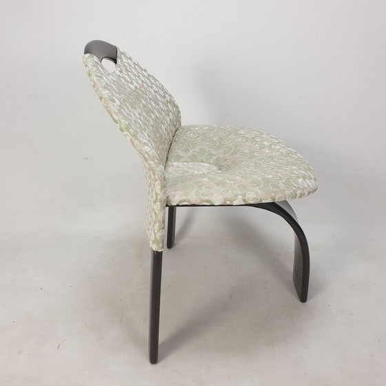 Image 1 of Ensemble de 4 chaises vintage par Giovanni Offredi Sail pour Saporiti, Italie 1973
