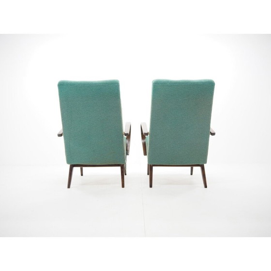 Image 1 of Fauteuils du milieu du siècle par Jindřich Halabala, Tchécoslovaquie années 1960