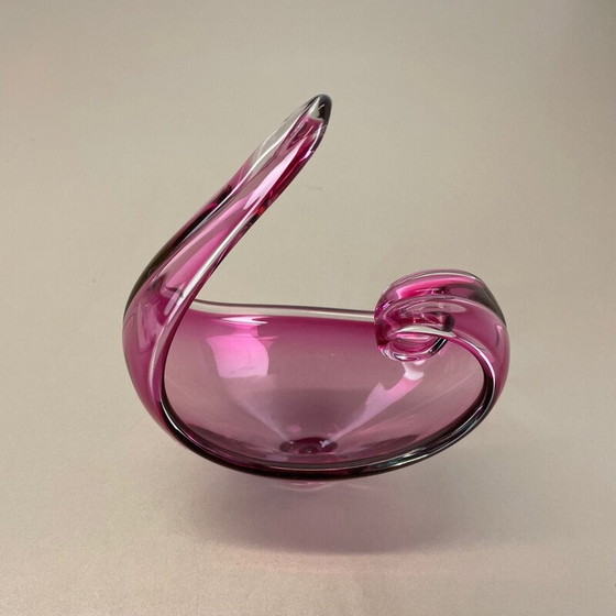 Image 1 of Pièce centrale "Pink" en verre de Murano, Italie, années 1970