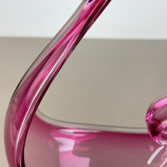 Image 1 of Pièce centrale "Pink" en verre de Murano, Italie, années 1970