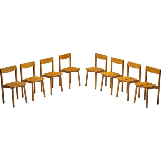 Image 1 of Chaises vintage en hêtre par Pierre Gautier Delaye, France 1965s