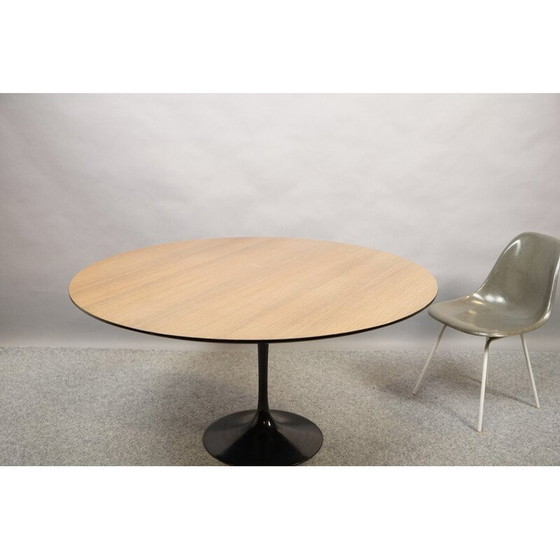 Image 1 of Table de salle à manger vintage en bois par Eero Saarinen pour Knoll International, Allemagne 1969
