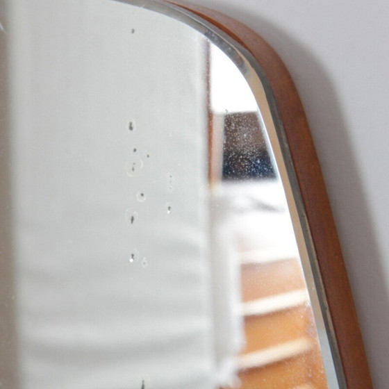 Image 1 of Miroir vintage en bois, 1960