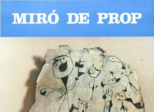 Joan Miro - Affiche de l'exposition de 1985, Miro De Pop