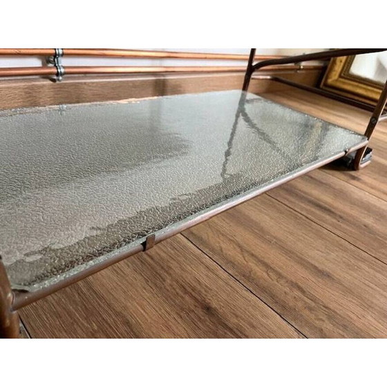 Image 1 of Table basse vintage en bois et fer