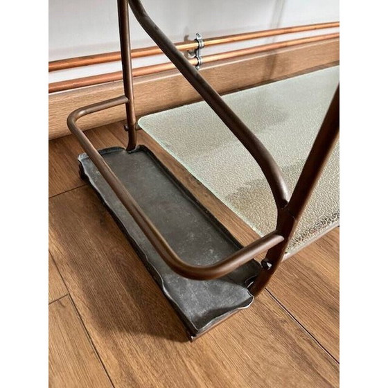 Image 1 of Table basse vintage en bois et fer