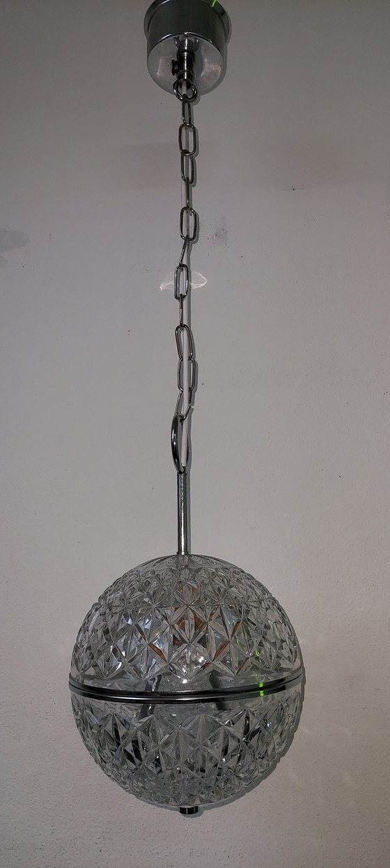 Image 1 of Jeu de lampes en cristal. 1 X Ampoule + 1 X Plafonnier.