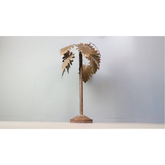 Image 1 of Sculpture de palmier en cuivre vintage pour La Maison Jansen, France
