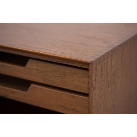 Image 1 of Secrétaire vintage danois en teck par Peter Hvidt et Orla Mølgaard-Nielsen, années 1960