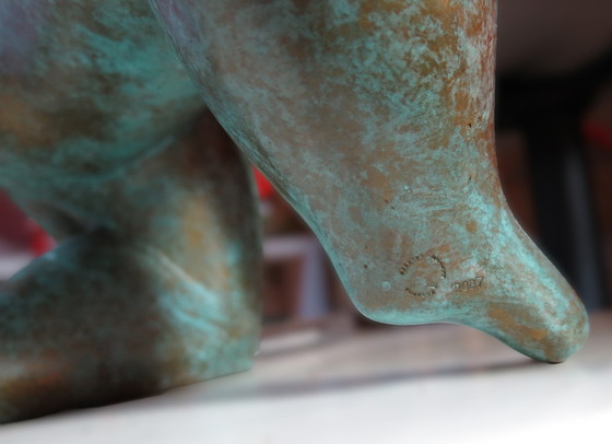 Image 1 of 1 Sculpture "Ecoute" Bronze