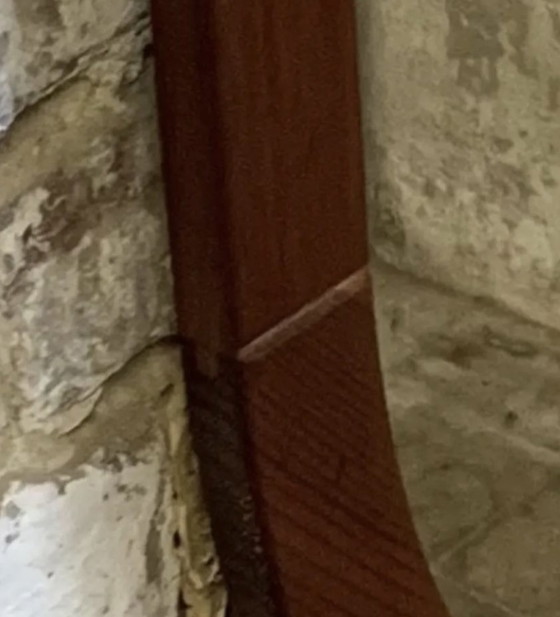 Image 1 of Miroir vintage en pin massif, 1970 - Midcentury Modern Style