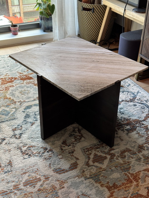 Table basse Loods 5 - Marbre et bois