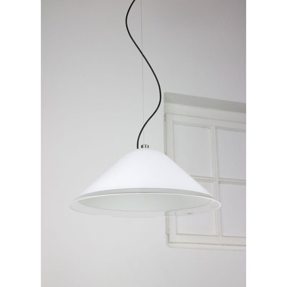 Image 1 of Lampe suspendue vintage de l'ère spatiale par Guzzini et Meblo, 1970