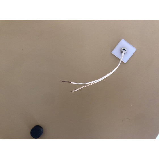 Image 1 of Miroir vintage avec 2 lampes murales par Lupi Cristal, Italie