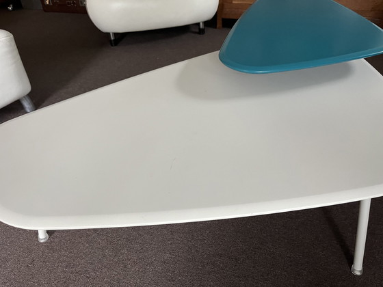 Image 1 of Leolux Tilio Table basse Bleu-Blanc