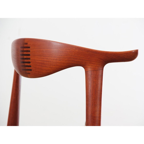 Image 1 of Chaise vintage scandinave en teck à cornes de vache par Hans J. Wegner - 1960s