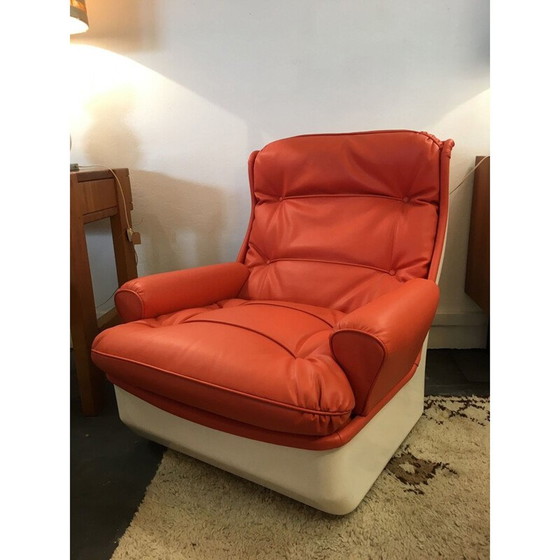 Image 1 of Fauteuil vintage Orchidée par Michel Cadestin 1960