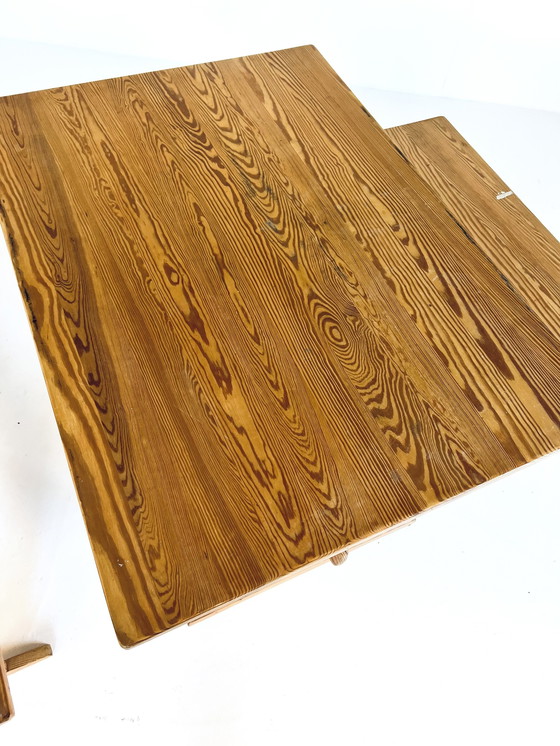 Image 1 of Ensemble de salle à manger scandinave, pin des années 60