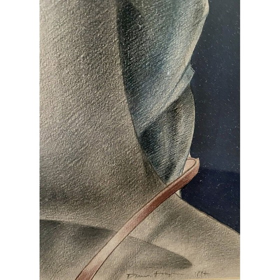 Image 1 of Dessin ancien de Dimitrije Popovic pour le fusain, 1997