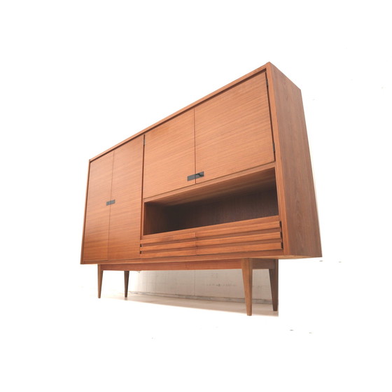 Image 1 of Grand buffet / meuble haut vintage en teck des années 1960