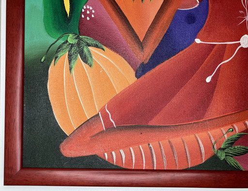 Peinture à l'huile colorée - Silot