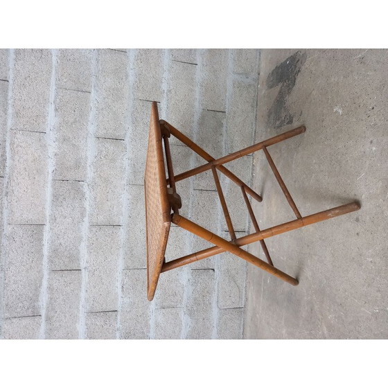 Image 1 of Table d'appoint vintage en bambou 1900