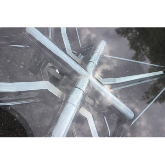Image 1 of Table en verre vintage modèle Nomos par Norman Foster pour Tecno, Italie, années 1970