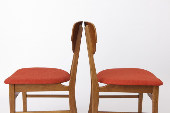 Image 1 of 2 de 6 chaises de salle à manger vintage des années 1960 - teck et chêne, design danois