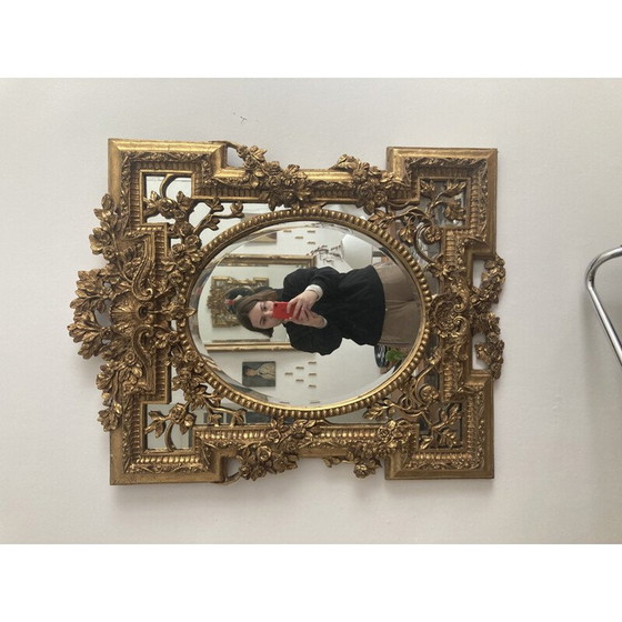 Image 1 of Miroir vintage avec glaçure de Napoléon III