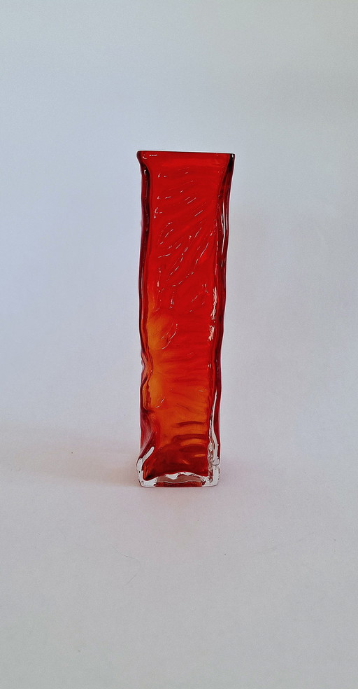 Vase en verre Vintage, Art déco