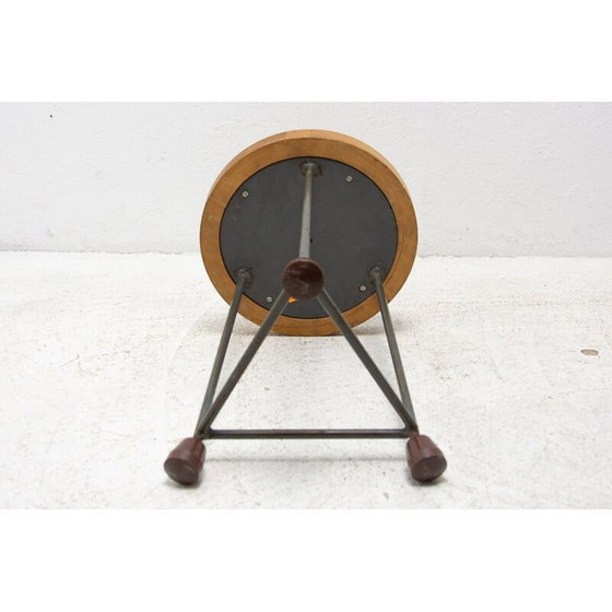 Image 1 of Tabouret industriel du milieu du siècle, Tchécoslovaquie années 1950