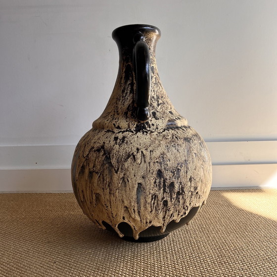 Image 1 of Vase en céramique Xl Allemagne de l'Ouest Vintage