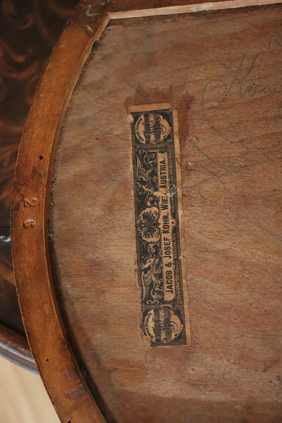 Image 1 of Meuble de Toilette Bois Courbé Style Thonet par Kohn