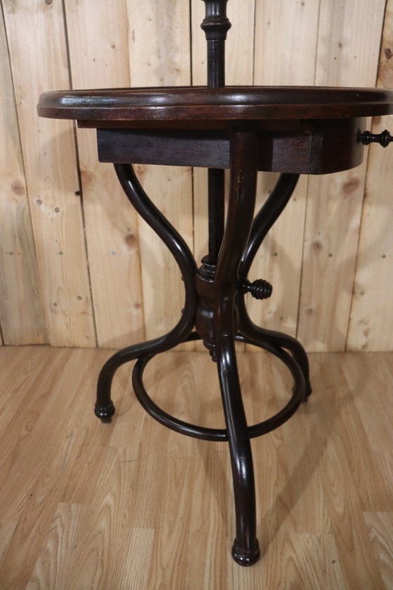 Image 1 of Meuble de Toilette Bois Courbé Style Thonet par Kohn