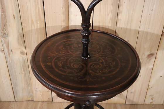 Image 1 of Meuble de Toilette Bois Courbé Style Thonet par Kohn