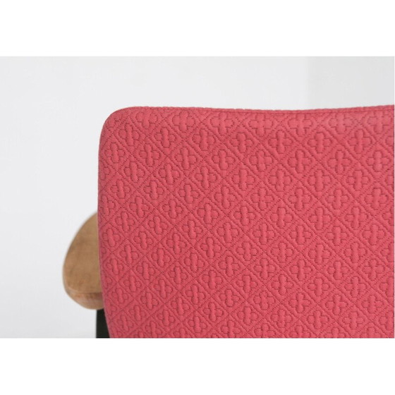 Image 1 of Chaise Lupina vintage en coquille de saumon par Niko Kralj pour Stol Kamnik, 1970