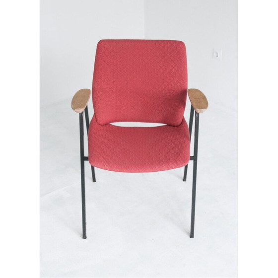 Image 1 of Chaise Lupina vintage en coquille de saumon par Niko Kralj pour Stol Kamnik, 1970