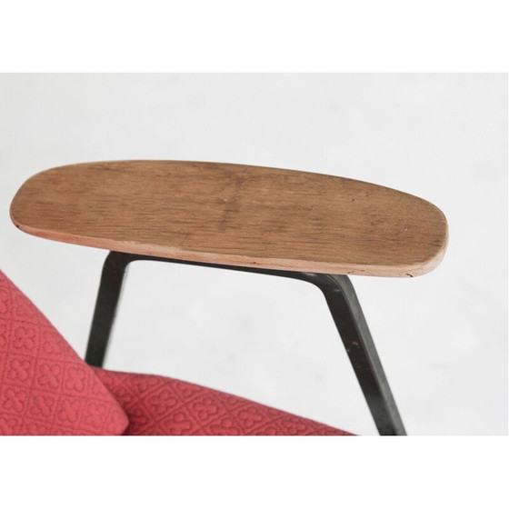 Image 1 of Chaise Lupina vintage en coquille de saumon par Niko Kralj pour Stol Kamnik, 1970