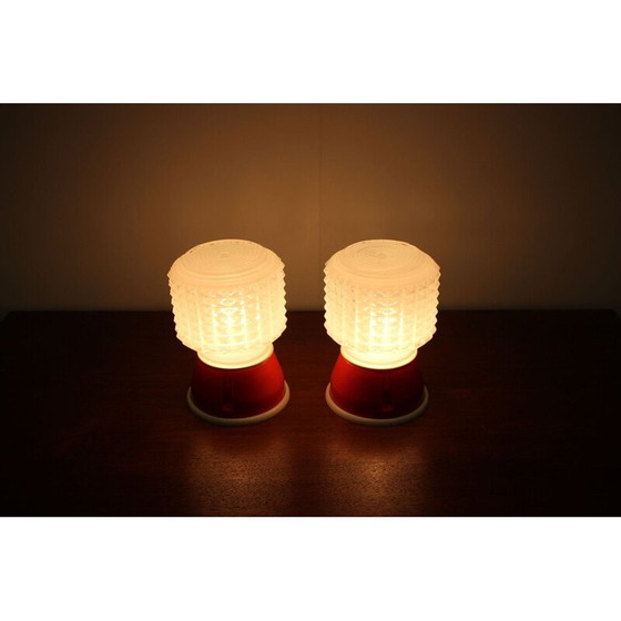 Image 1 of Paire de petites lampes de table, 1980