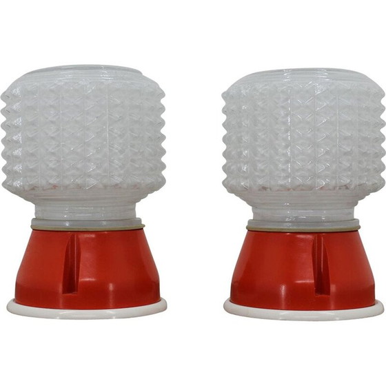 Image 1 of Paire de petites lampes de table, 1980