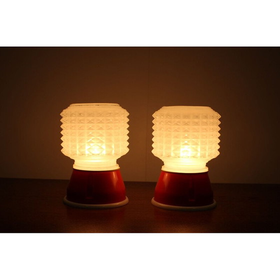 Image 1 of Paire de petites lampes de table, 1980