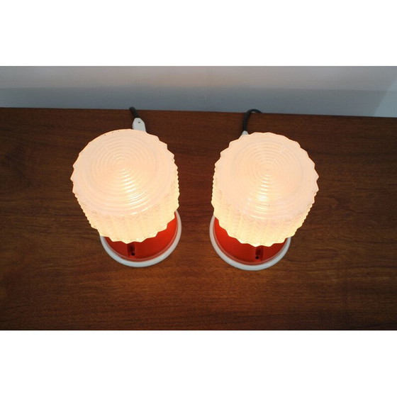 Image 1 of Paire de petites lampes de table, 1980