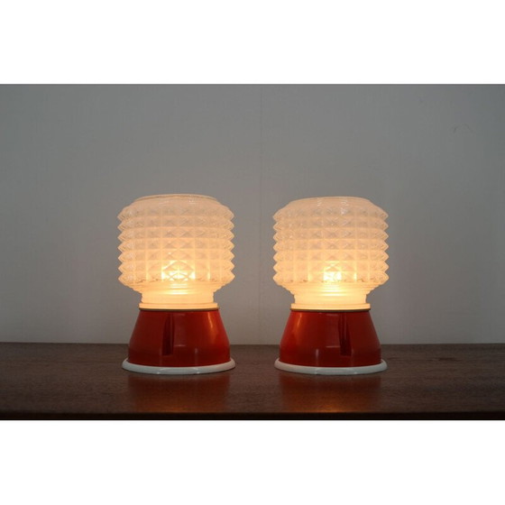 Image 1 of Paire de petites lampes de table, 1980