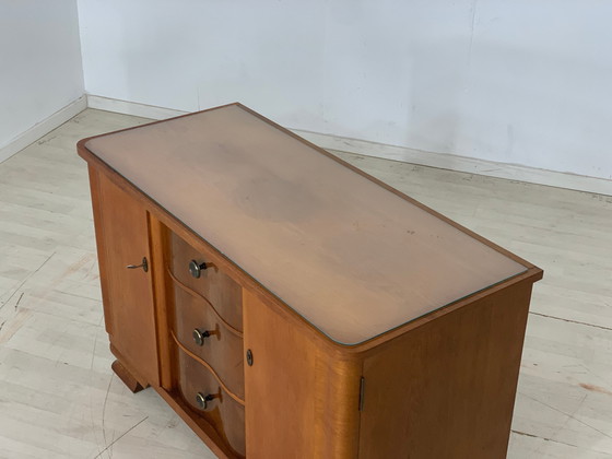 Image 1 of Mid Century commode sideboard armoire commode à linge vintage