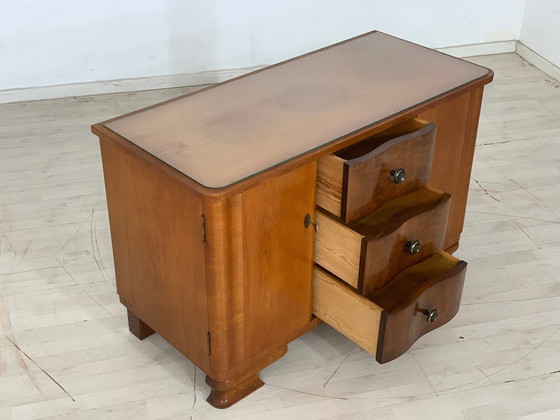 Image 1 of Mid Century commode sideboard armoire commode à linge vintage